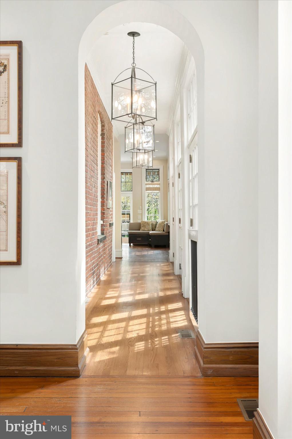 2238 Q Street Northwest Washington, DC 20008 - Photo 9 of 35 a view of a room with wooden floor