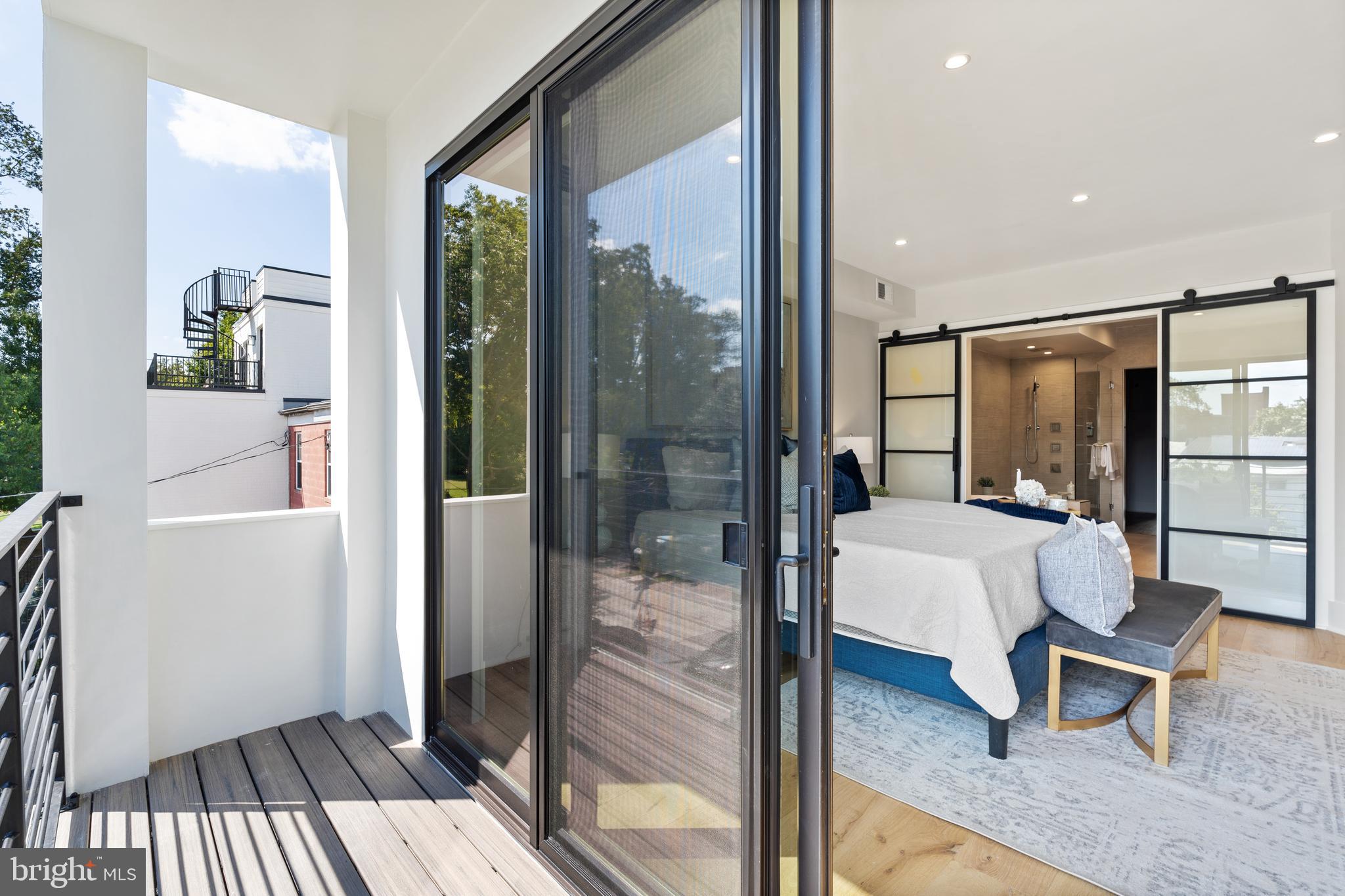 3726 R Street Northwest Washington, DC 20007 - Photo 31 of 59 Primary bedroom balcony