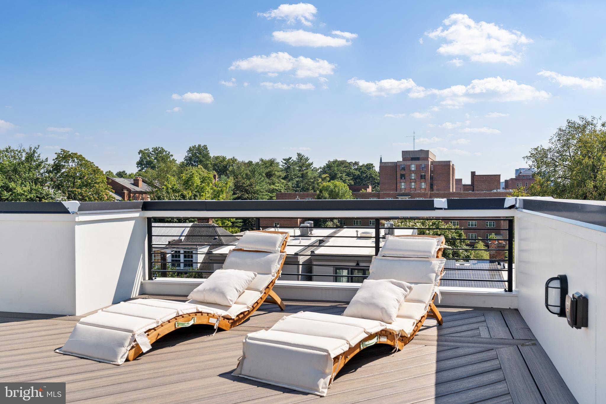 3726 R Street Northwest Washington, DC 20007 - Photo 45 of 59 Rooftop deck
