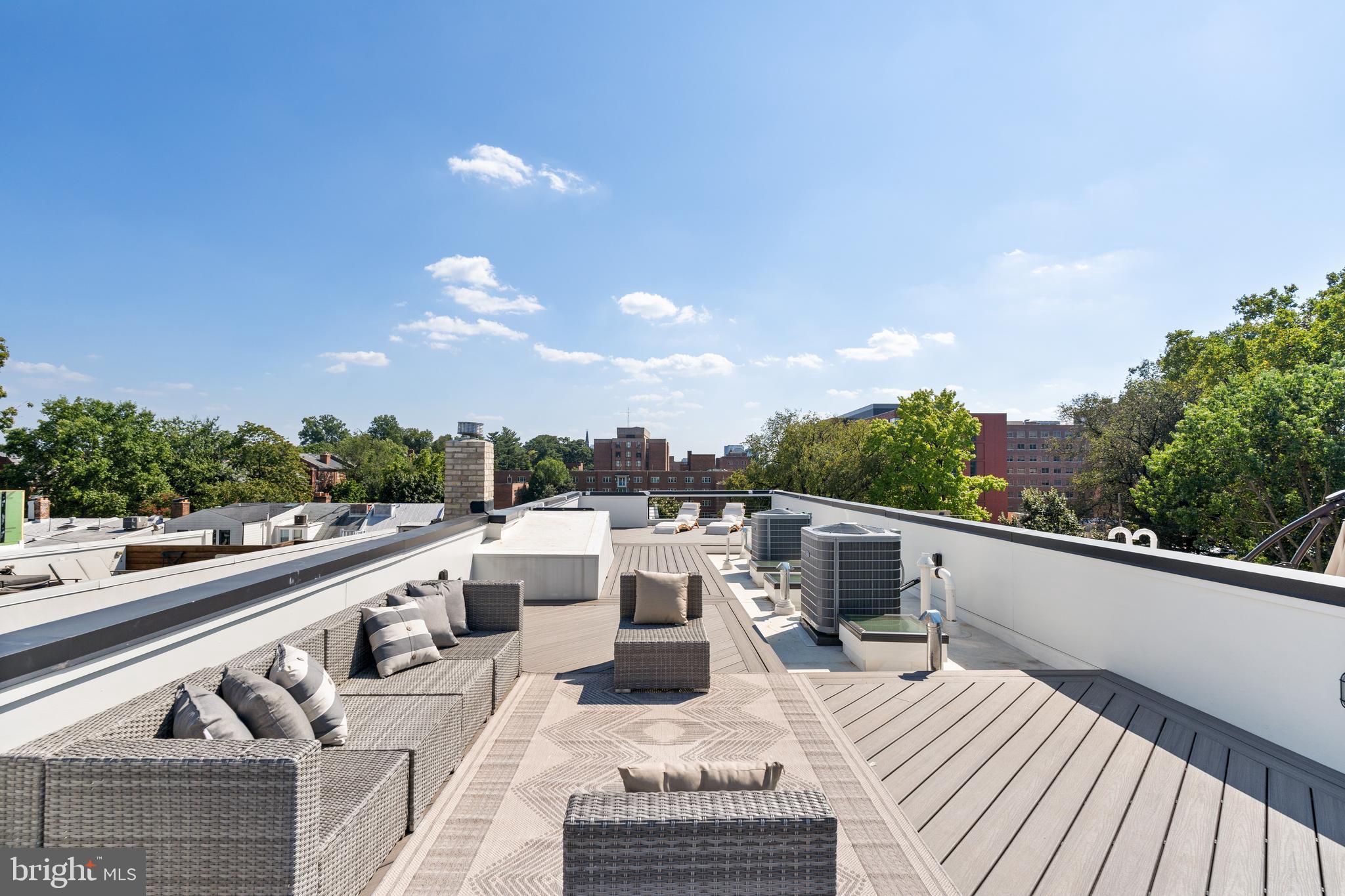 3726 R Street Northwest Washington, DC 20007 - Photo 47 of 59 Rooftop deck