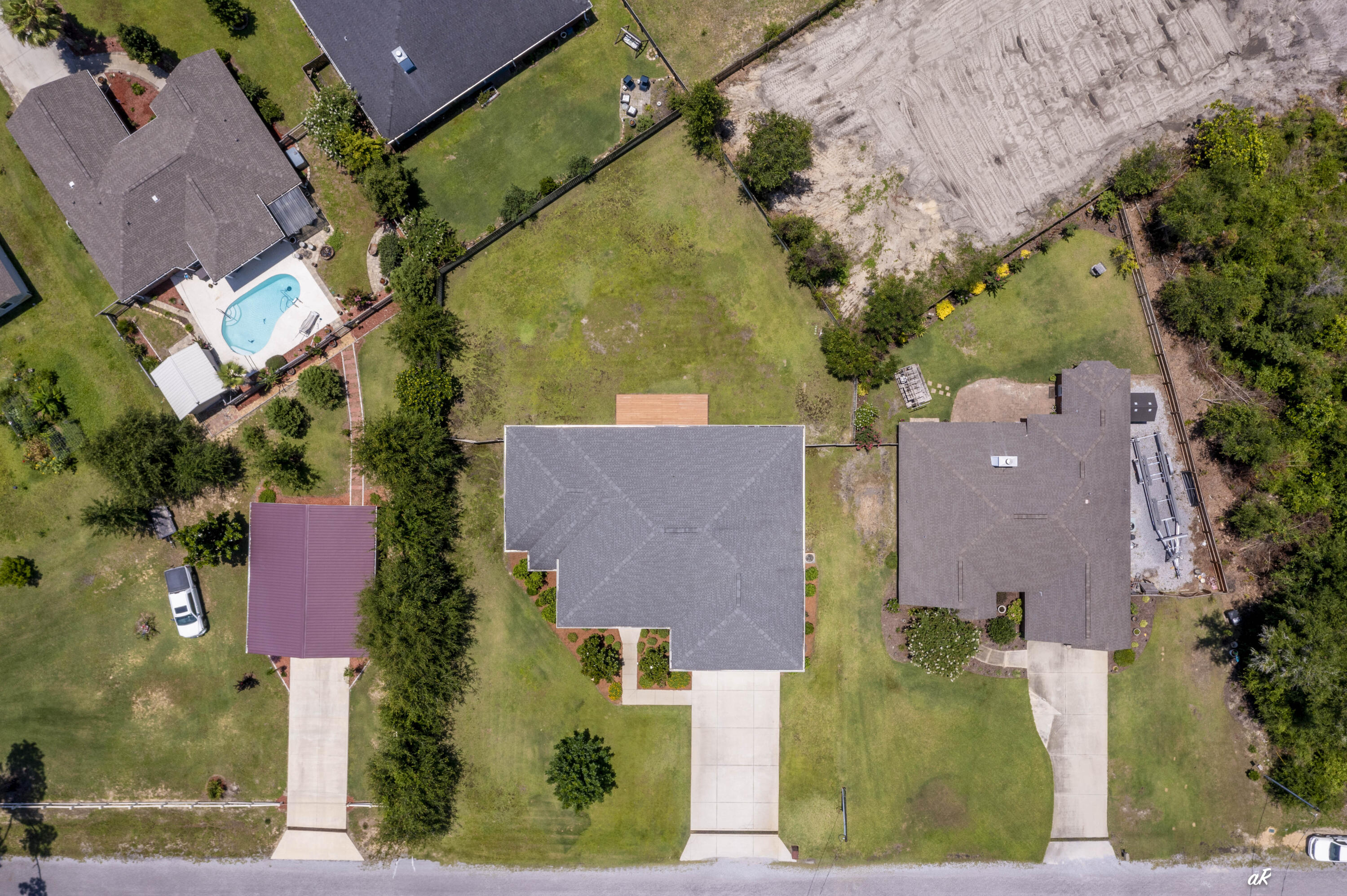 7927 Highpoint Road Panama City, FL 32404 - Photo 36 of 40 Drone Top Down