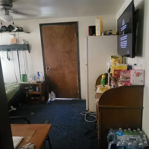 a room with storage and utility