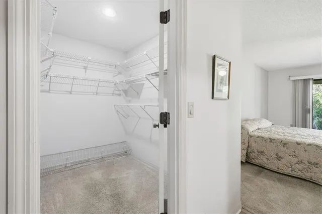 a view of a room with an empty space