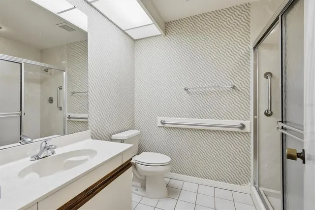 a view of a room with a large window