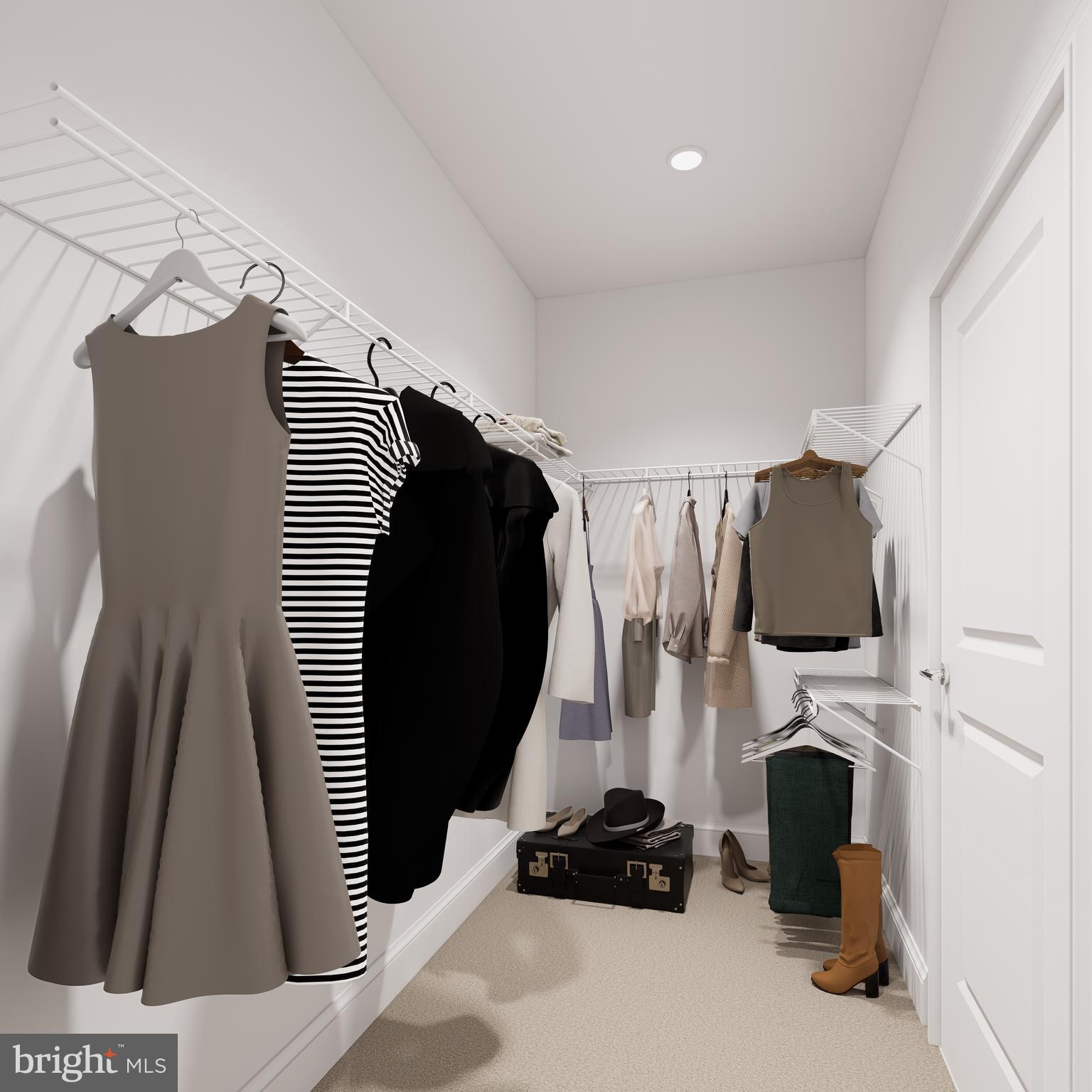 83 Bethlehem Pike, Unit 1213 Colmar, PA 18915 - Photo 14 of 18 a view of walk in closet with clothes and shoes