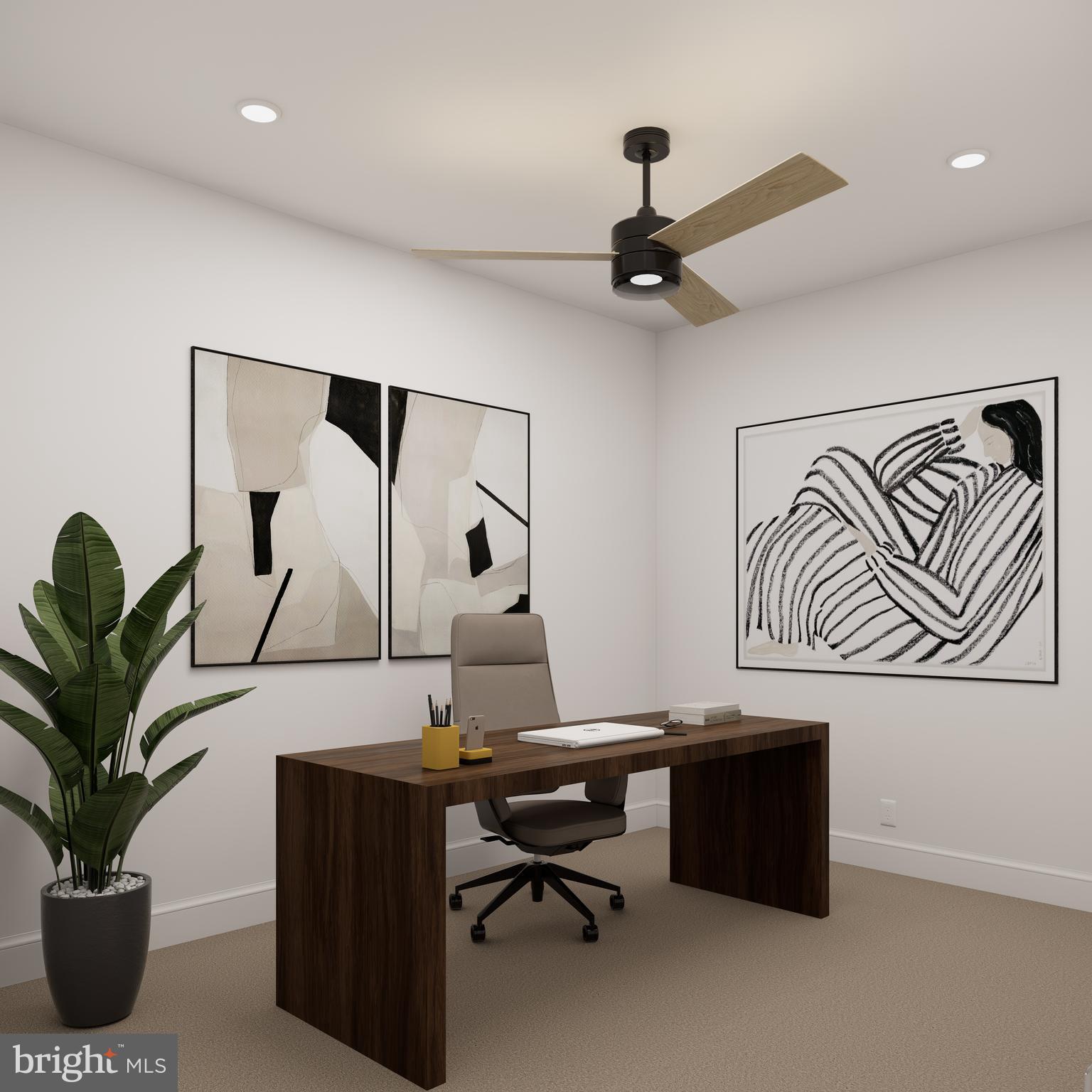 83 Bethlehem Pike, Unit 1213 Colmar, PA 18915 - Photo 8 of 18 a view of workspace with a potted plant