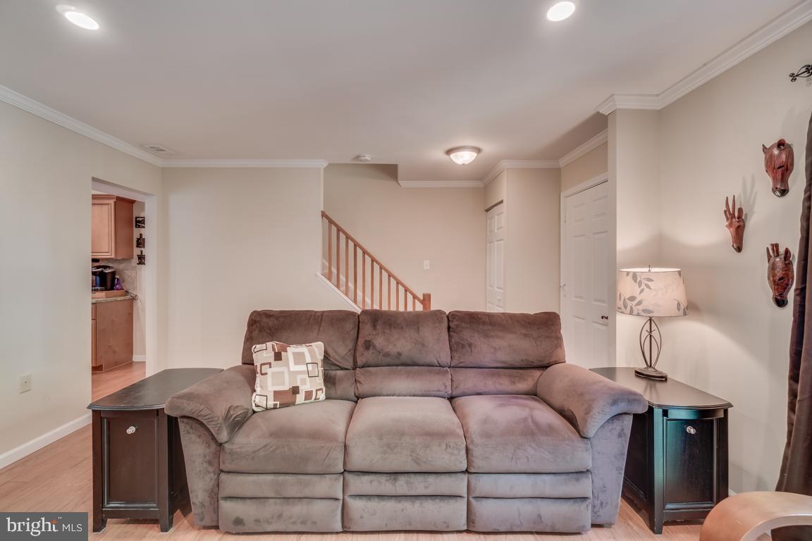 2444 Cloudcroft Square Reston, VA 20191 - Photo 16 of 32 Living Room Area Shows Stairs to 2nd Level