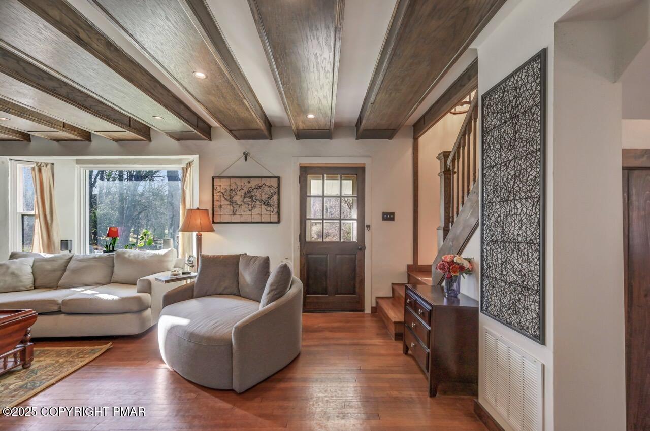 3 Stone Tree Drive Canadensis, PA 18325 - Photo 145 of 201 a living room with furniture and a fireplace