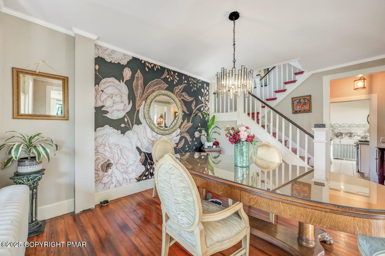 3 Stone Tree Drive Canadensis, PA 18325 - Photo 15 of 201 a view of entryway dining room and hall with wooden floor