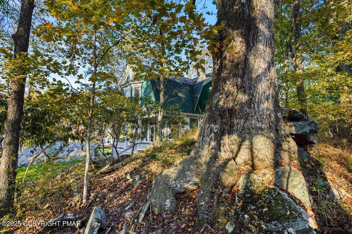 3 Stone Tree Drive Canadensis, PA 18325 - Photo 36 of 201 a backyard of a house with lots of trees