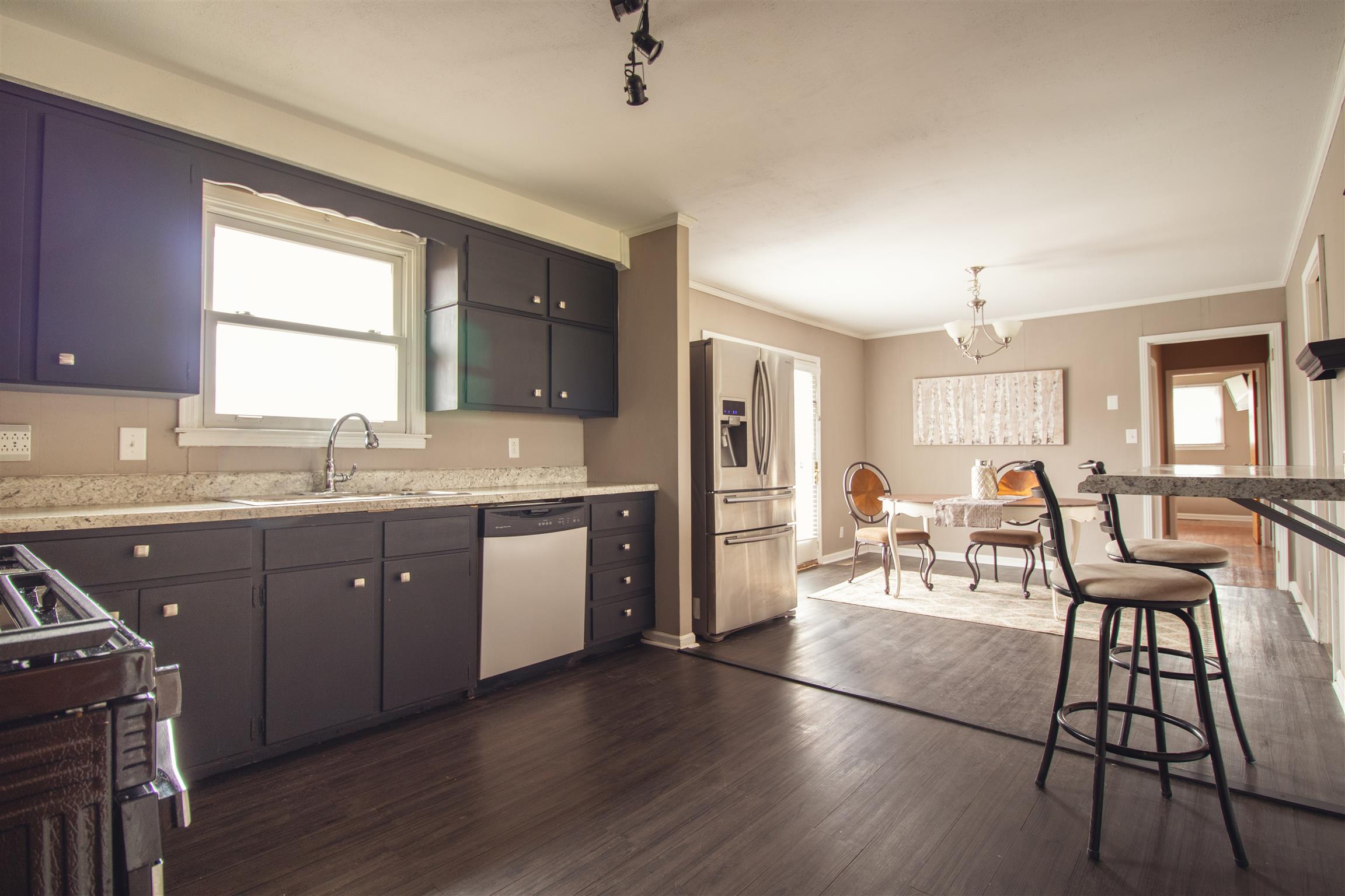124 Union Hall Road Clarksville, TN 37040 - Photo 5 of 16 Spacious Kitchen with Gas Range, Stainless Appliances & Abundant Cabinet Space