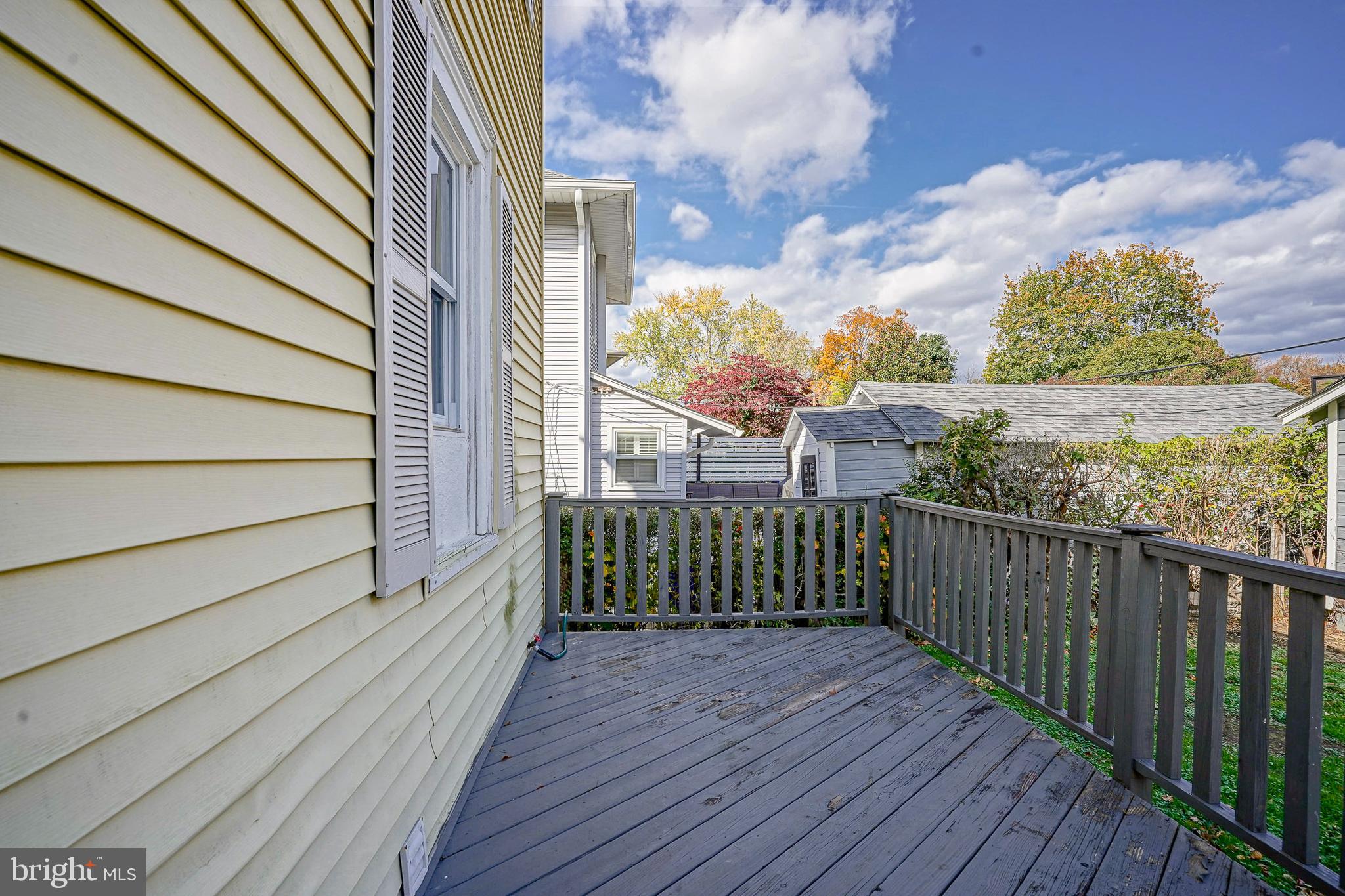 107 Colonial Avenue Haddonfield, NJ 08033 - Photo 27 of 29 a view of a balcony with wooden floor