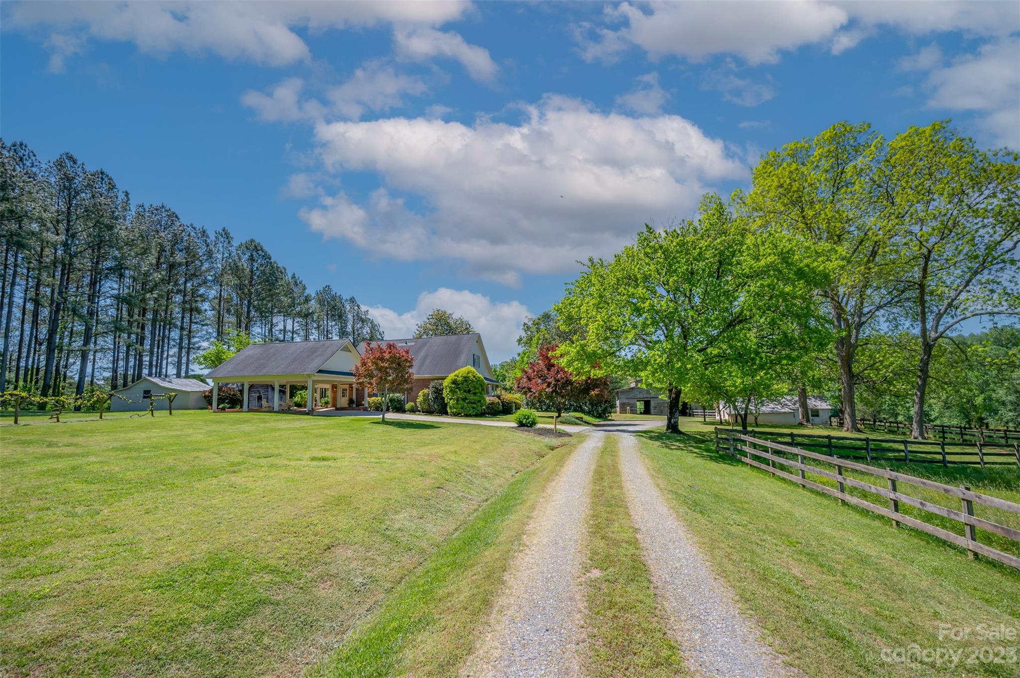 231 Old Gilbert Town Road Rutherfordton, NC 28139 - Photo 3 of 48 a view of swimming pool with a big yard and large trees