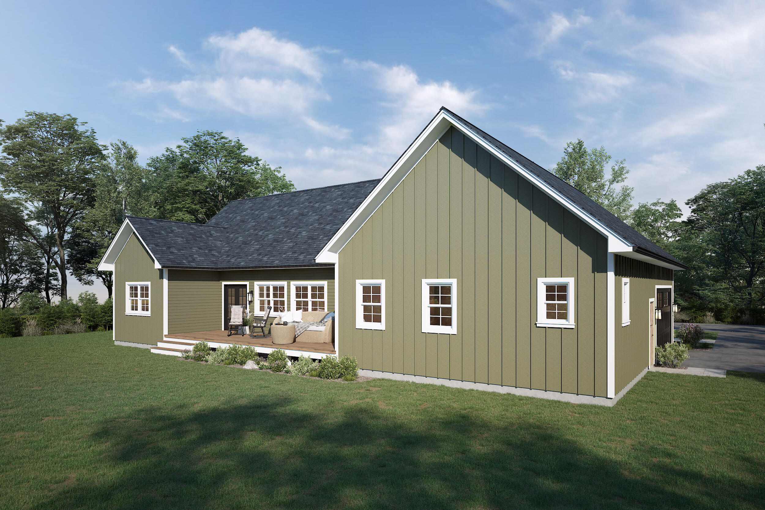 Lot 9 Meadow View Drive Readfield, ME 04355 - Photo 3 of 17 house 4 (Rear 3)