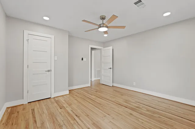 wooden floor in an empty room