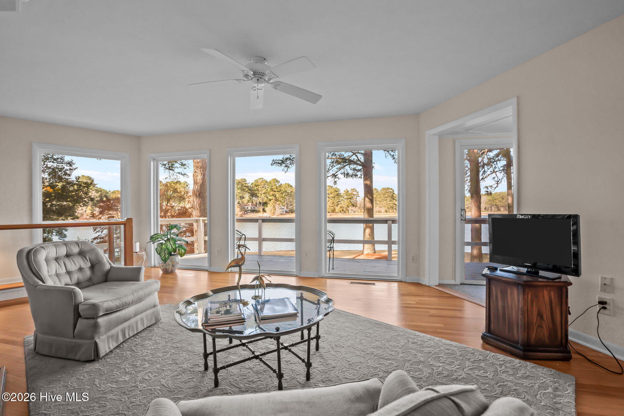 54 Pine Ridge Drive Whispering Pines, NC 28327 - Photo 7 of 58 view from living room