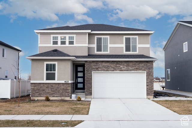 4622 West 1100 South West Point, UT 84015 - Photo 1 of 1 View of front of property with a 2 car garage