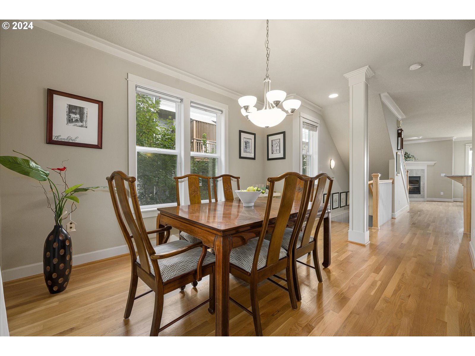 2224 Lucerne Place West Linn, OR 97068 - Photo 5 of 26 a view of a dining room with furniture and chandelier