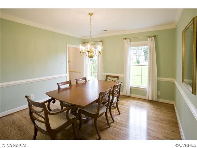 Dining Room - Formal dining room includes chair ra