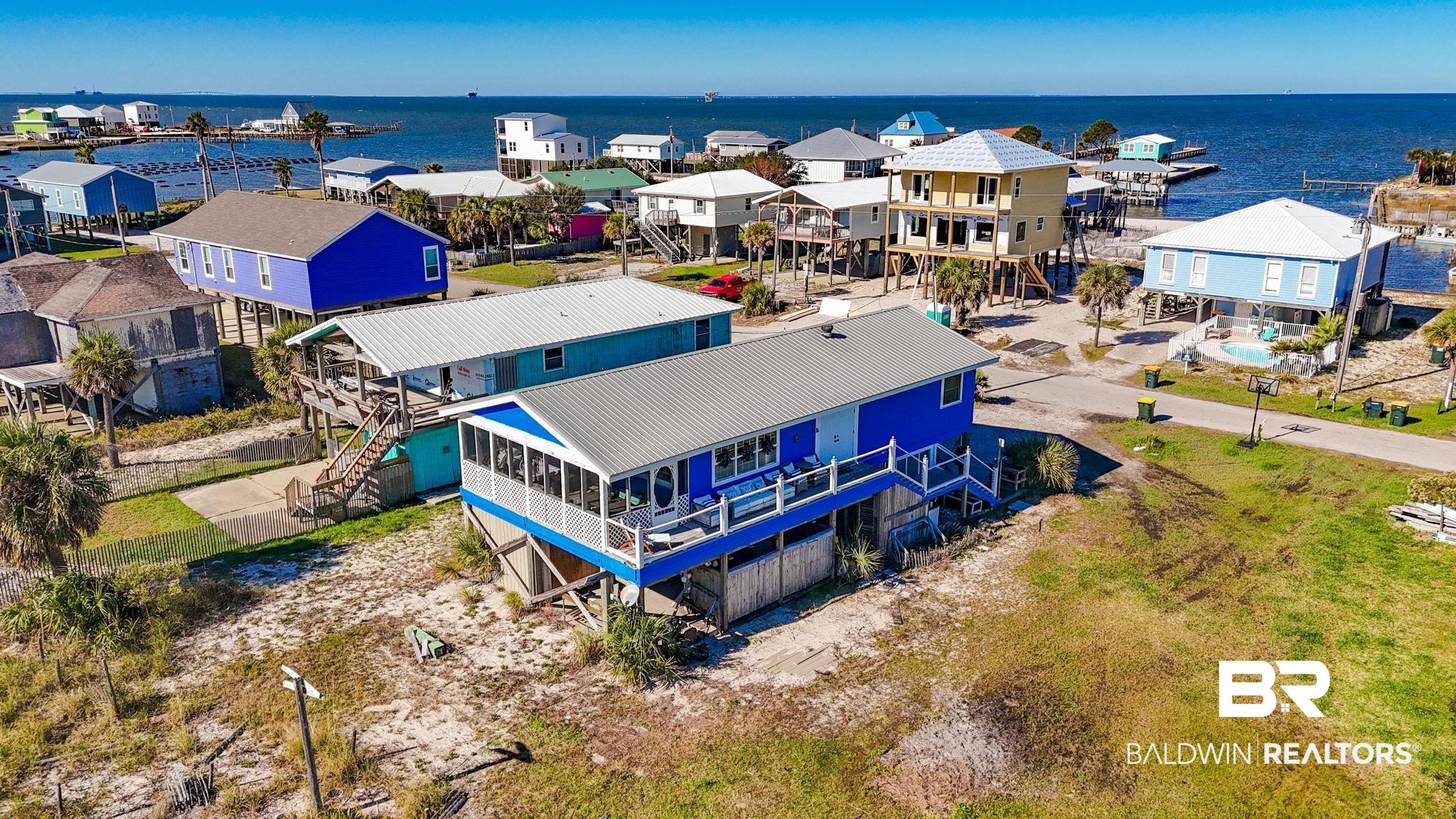2514 Muscogee Road Gulf Shores, AL 36542 - Photo 51 of 60 Bird's eye view featuring a water view