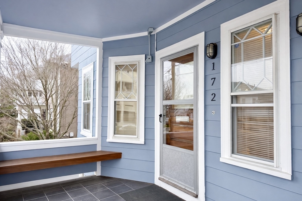172 Maplewood Street, Unit 172 Watertown, MA 02472 - Photo 2 of 29 a view of front door and porch of a house
