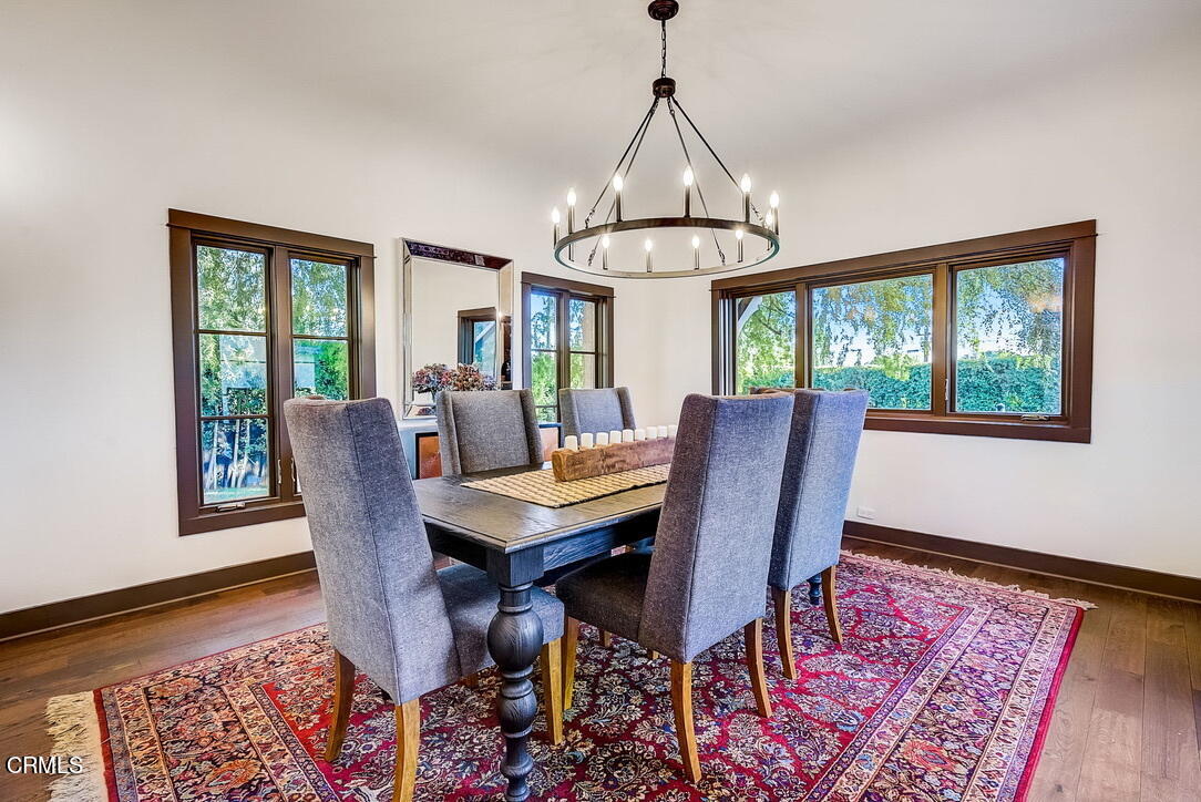 1717 East Mendocino Street Altadena, CA 91001 - Photo 14 of 68 a view of a dining room with furniture window and wooden floor