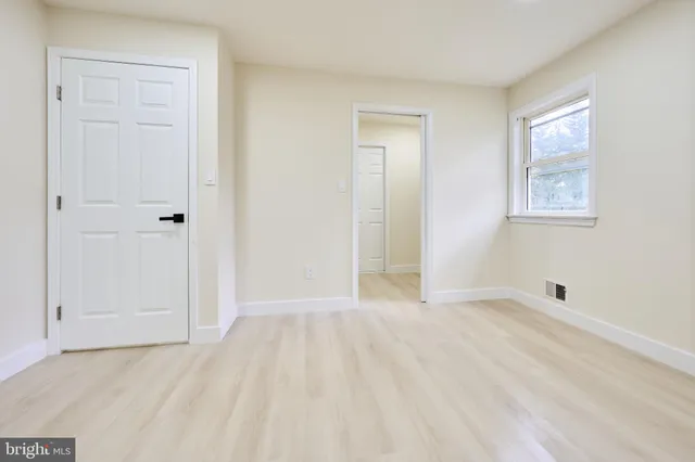 a view of an empty room