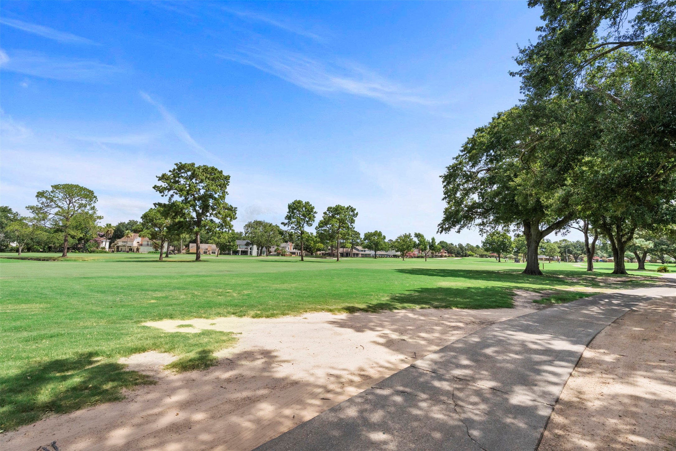 7635 Ameswood Road Houston, TX 77095 - Photo 34 of 39 Peaceful golf course views from your back yard. Home is on the 9th hole.
