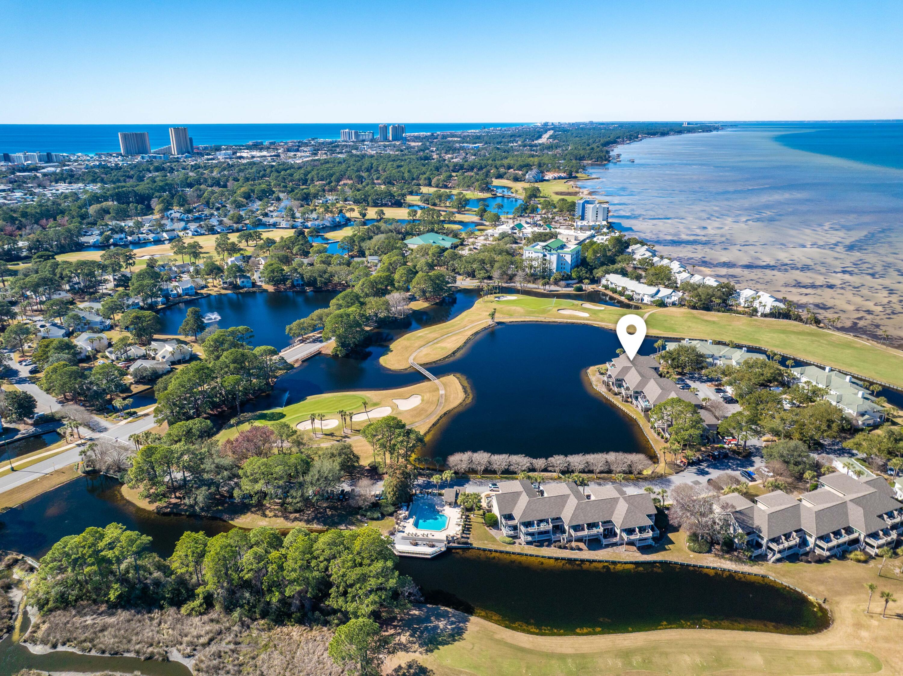 911 Harbour Point Lane, Unit 911 Miramar Beach, FL 32550 - Photo 27 of 40 a view of a city with ocean