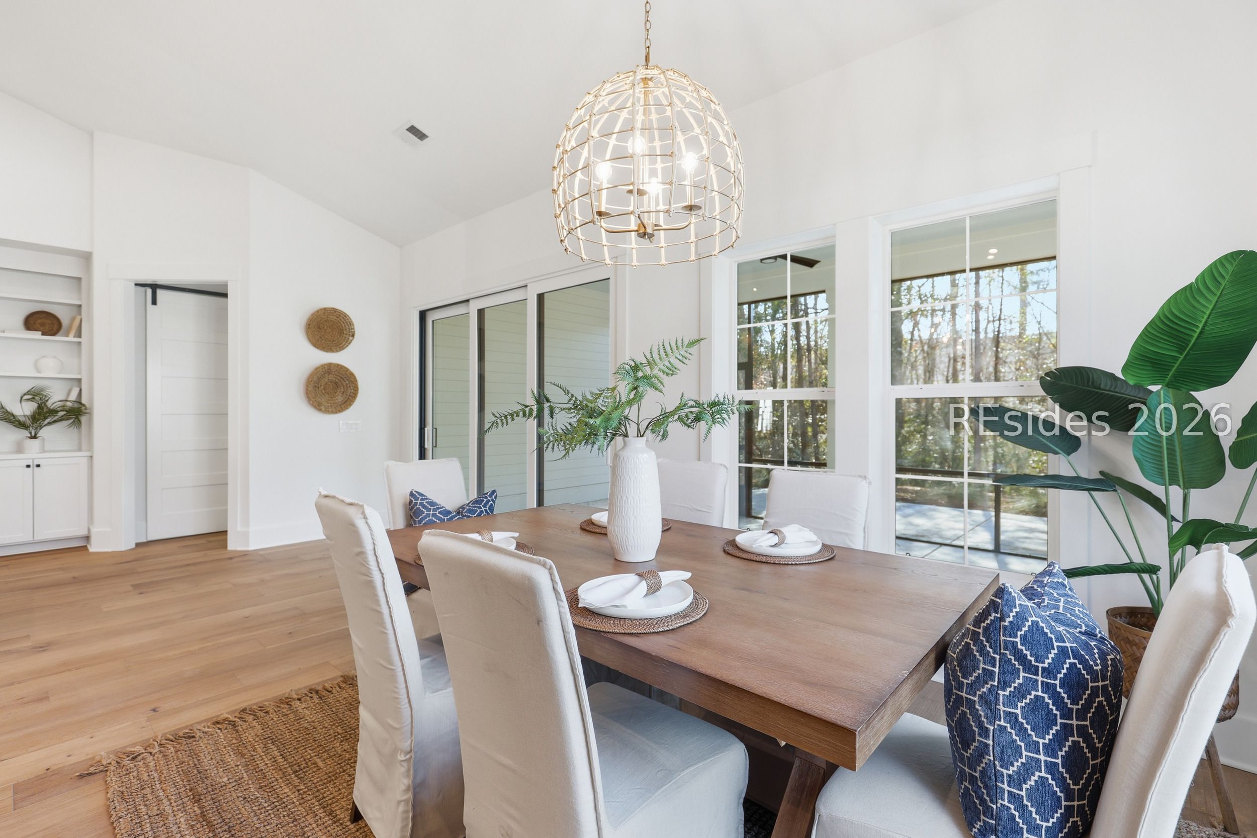 202 Fording Trace Bluffton, SC 29910 - Photo 18 of 52 Dining room looking out to the preserves!