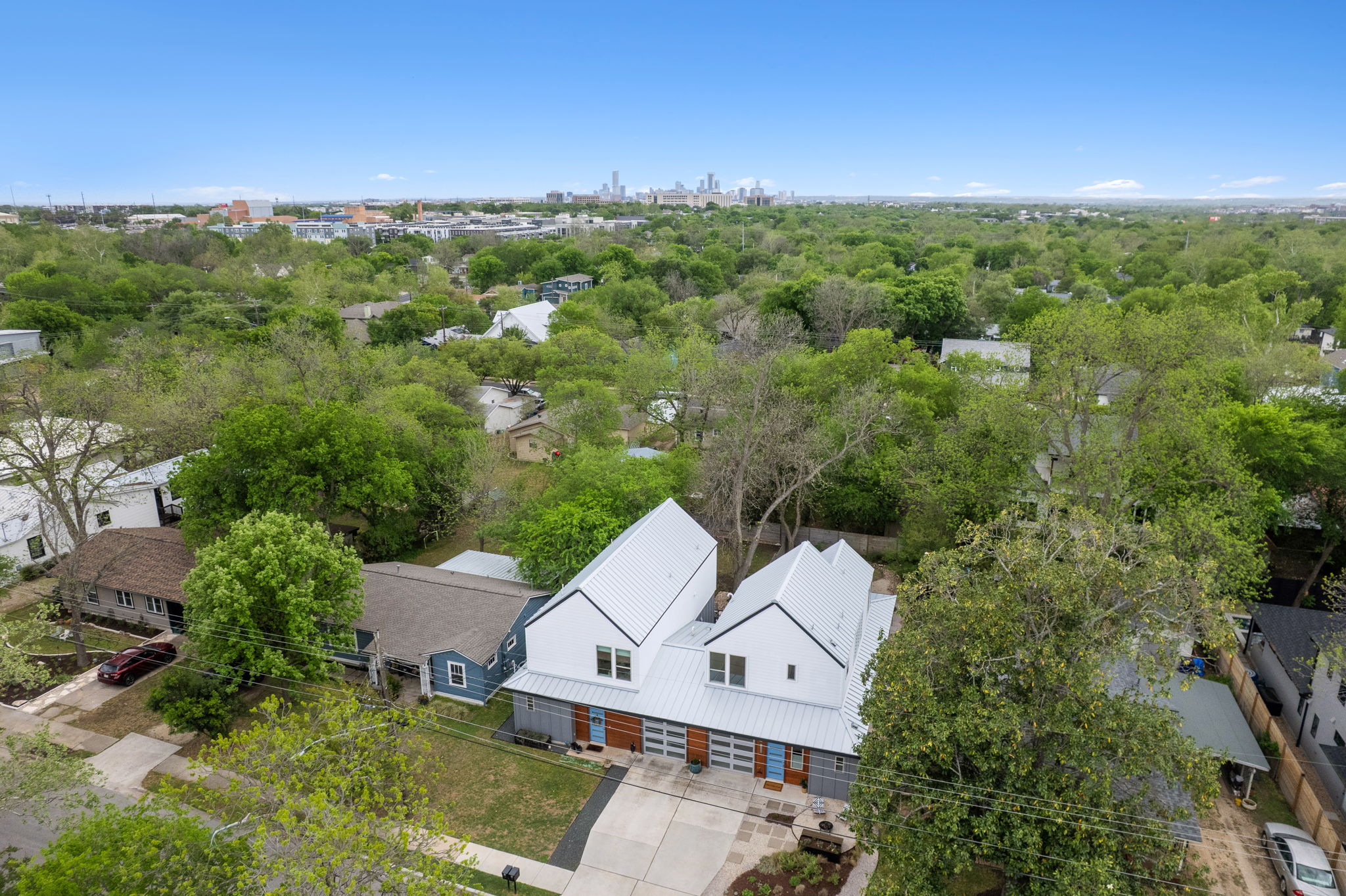 1409 Alegria Road, Unit B Austin, TX 78757 - Photo 35 of 39 an aerial view of a house