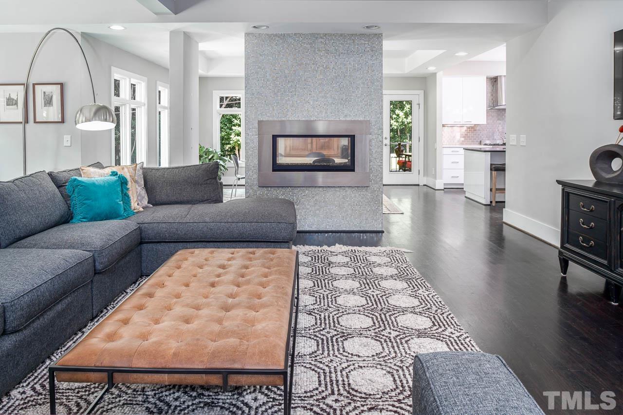 384 Booth Road Chapel Hill, NC 27516 - Photo 6 of 30 a living room with furniture and wooden floor