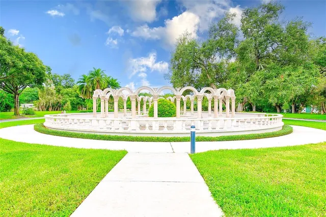 a view of outdoor space yard and a garage