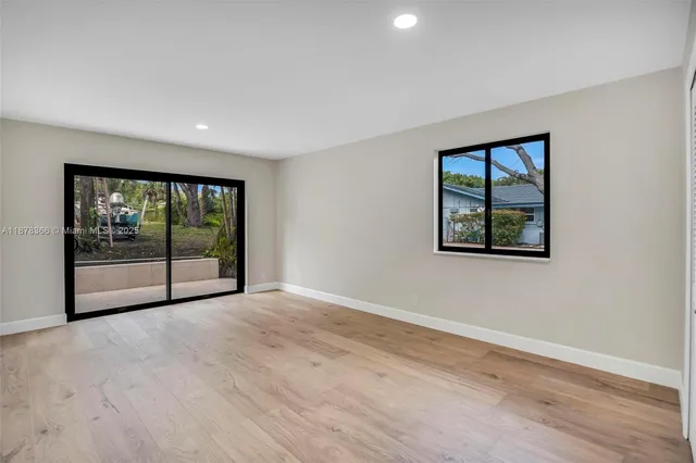 a view of an empty room