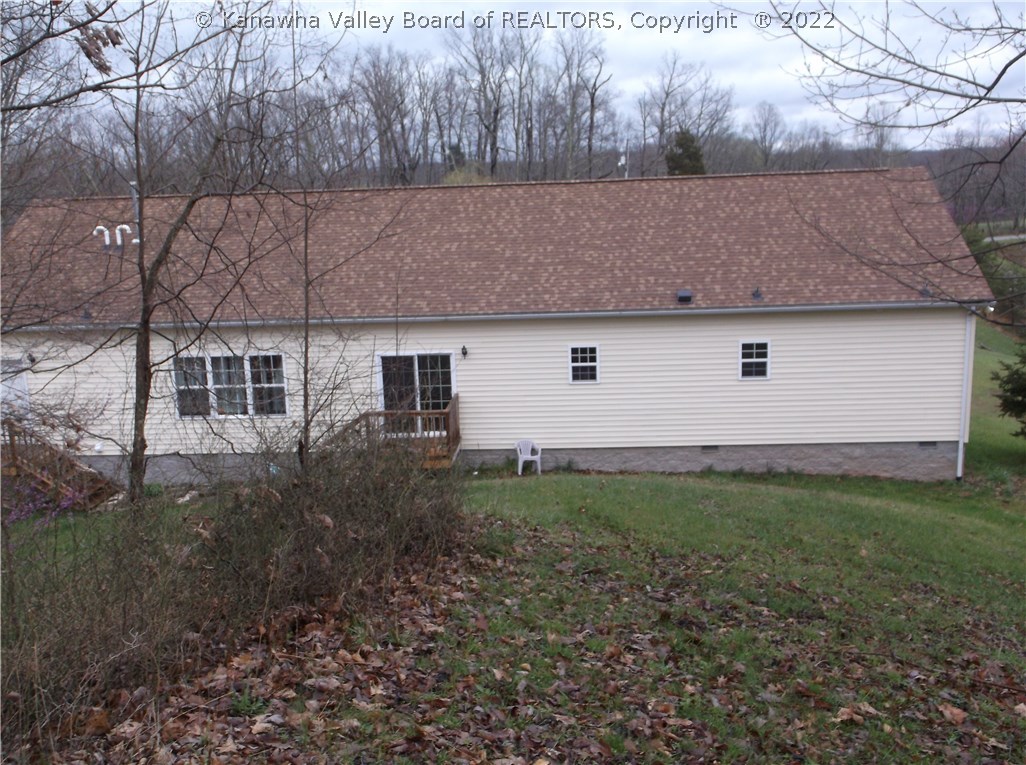 19329 Derricks Creek Road Charleston, WV 25320 - Photo 19 of 19 BACK OF HOUSE VIEWED FROM HILLSIDE BEHIND HOUSE.
