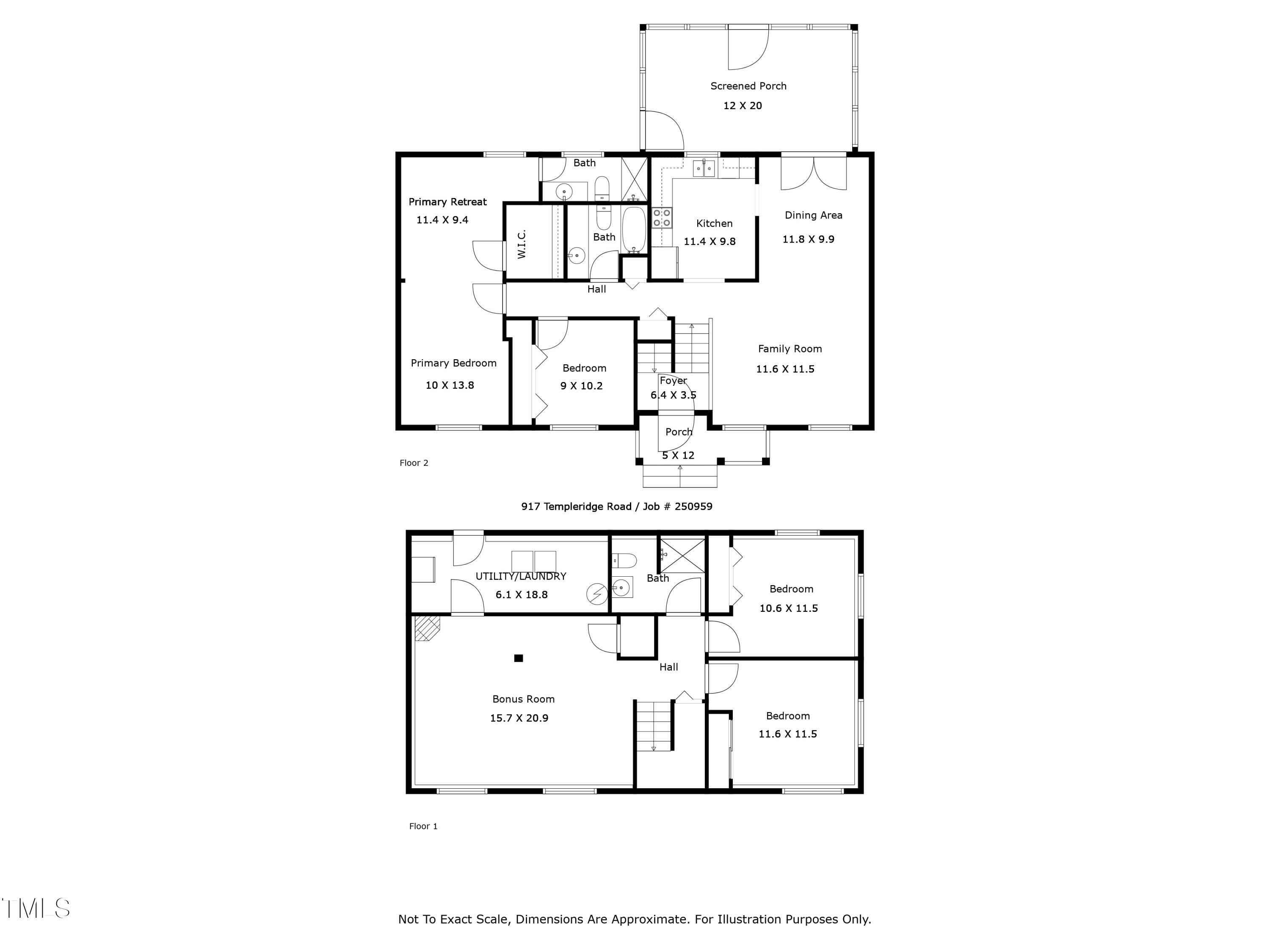 918 Templeridge Road Wake Forest, NC 27587 - Photo 12 of 12 all_floors_918_templeridge_road_wake_for