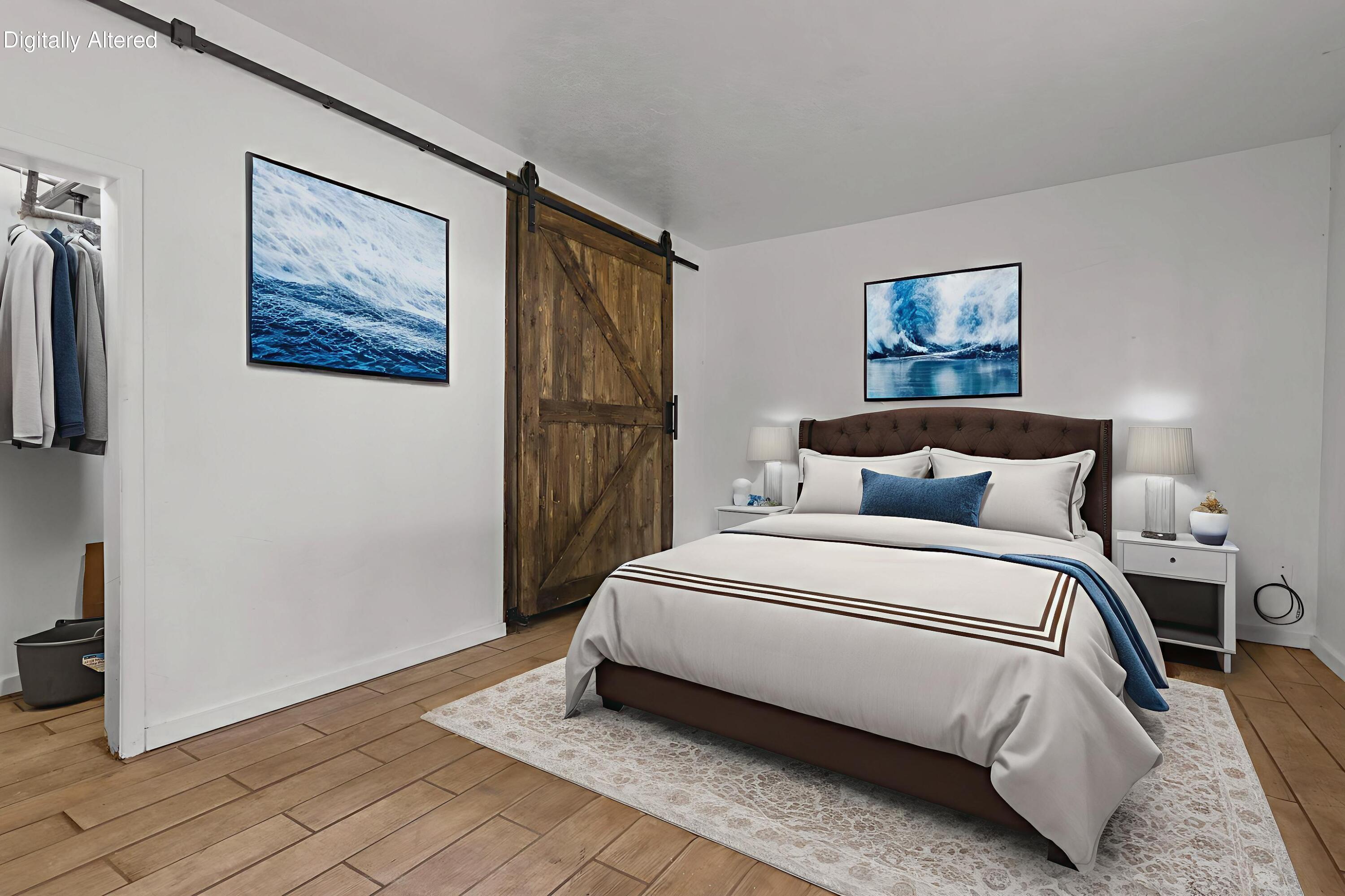 5040 Wilson Hill Road Manton, CA 96059 - Photo 12 of 37 a large white bed in a white room