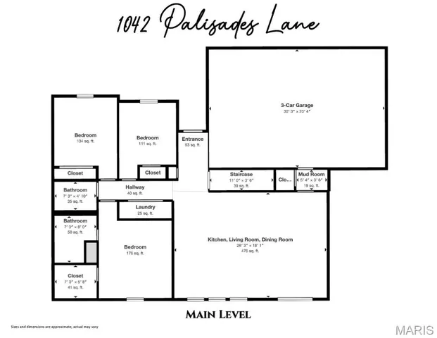 $355,000 | 1042 Palisades Lane, Pacific, MO 63069