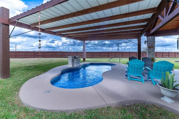 a view of a couches in patio