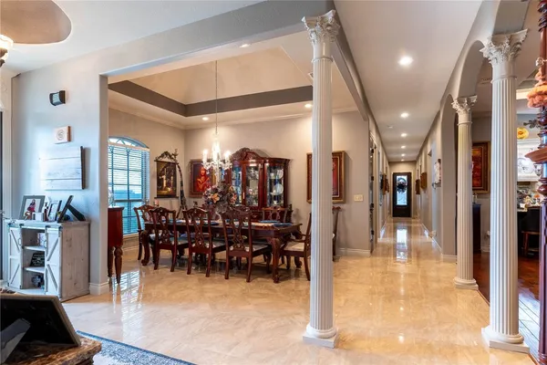 a view of a living room