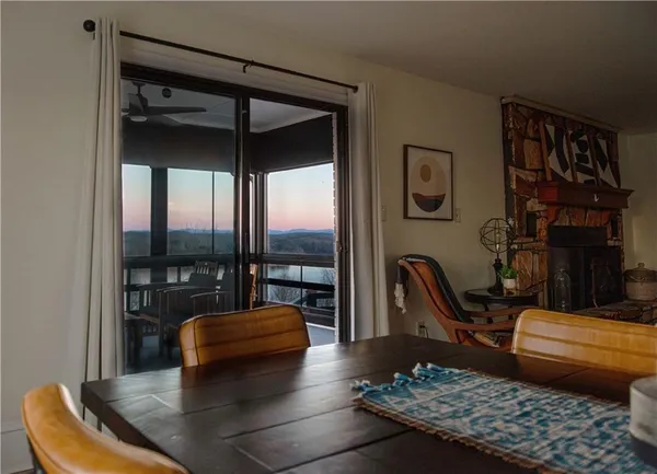 a view of outdoor space and deck