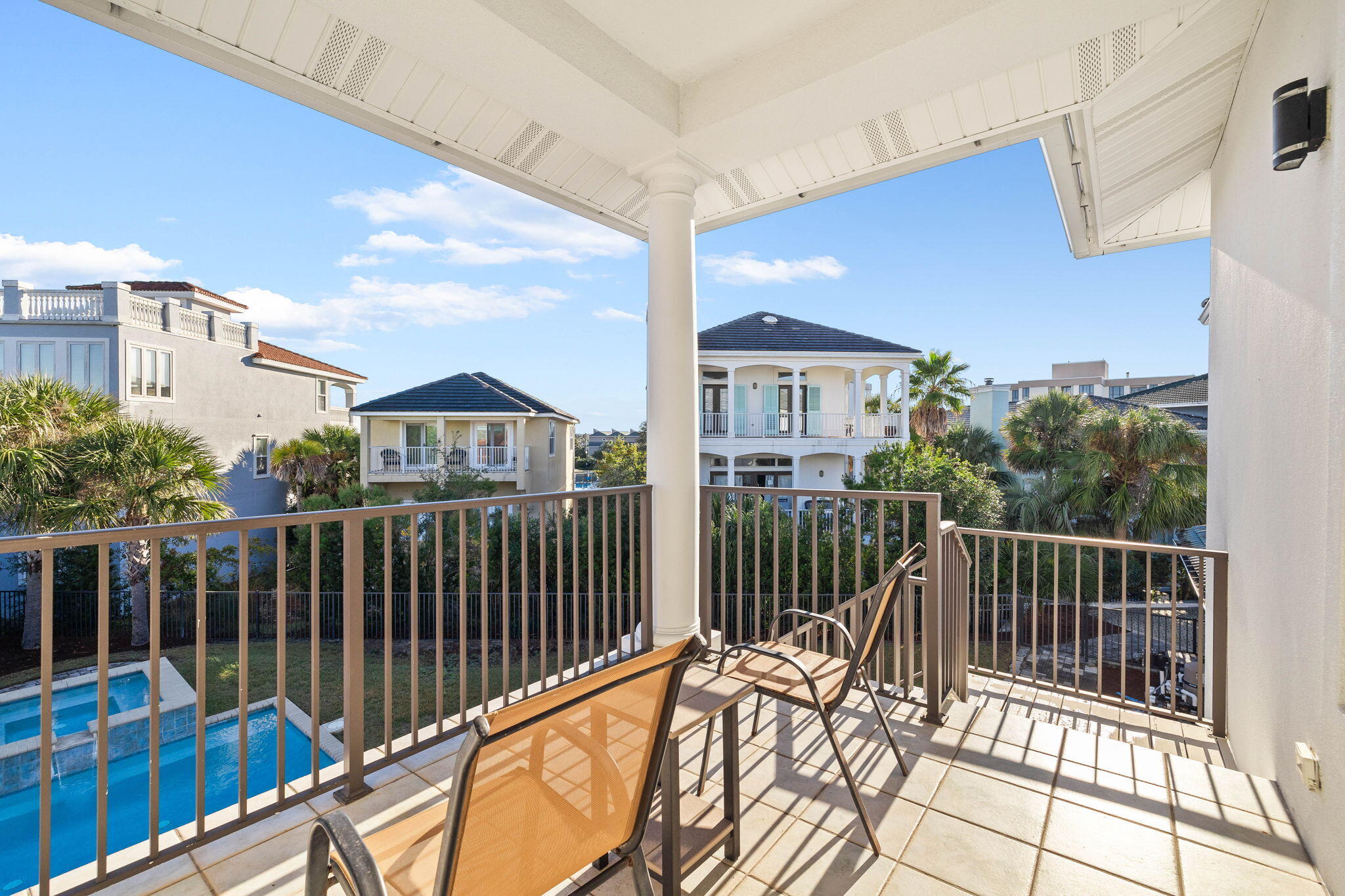 9 St Barts Bay Destin, FL 32541 - Photo 20 of 33 a view of a balcony with wooden floor
