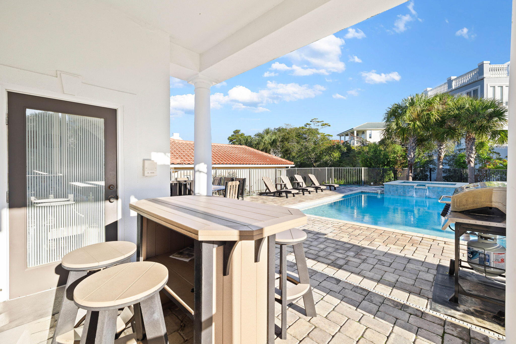 9 St Barts Bay Destin, FL 32541 - Photo 28 of 33 a view of a patio with swimming pool