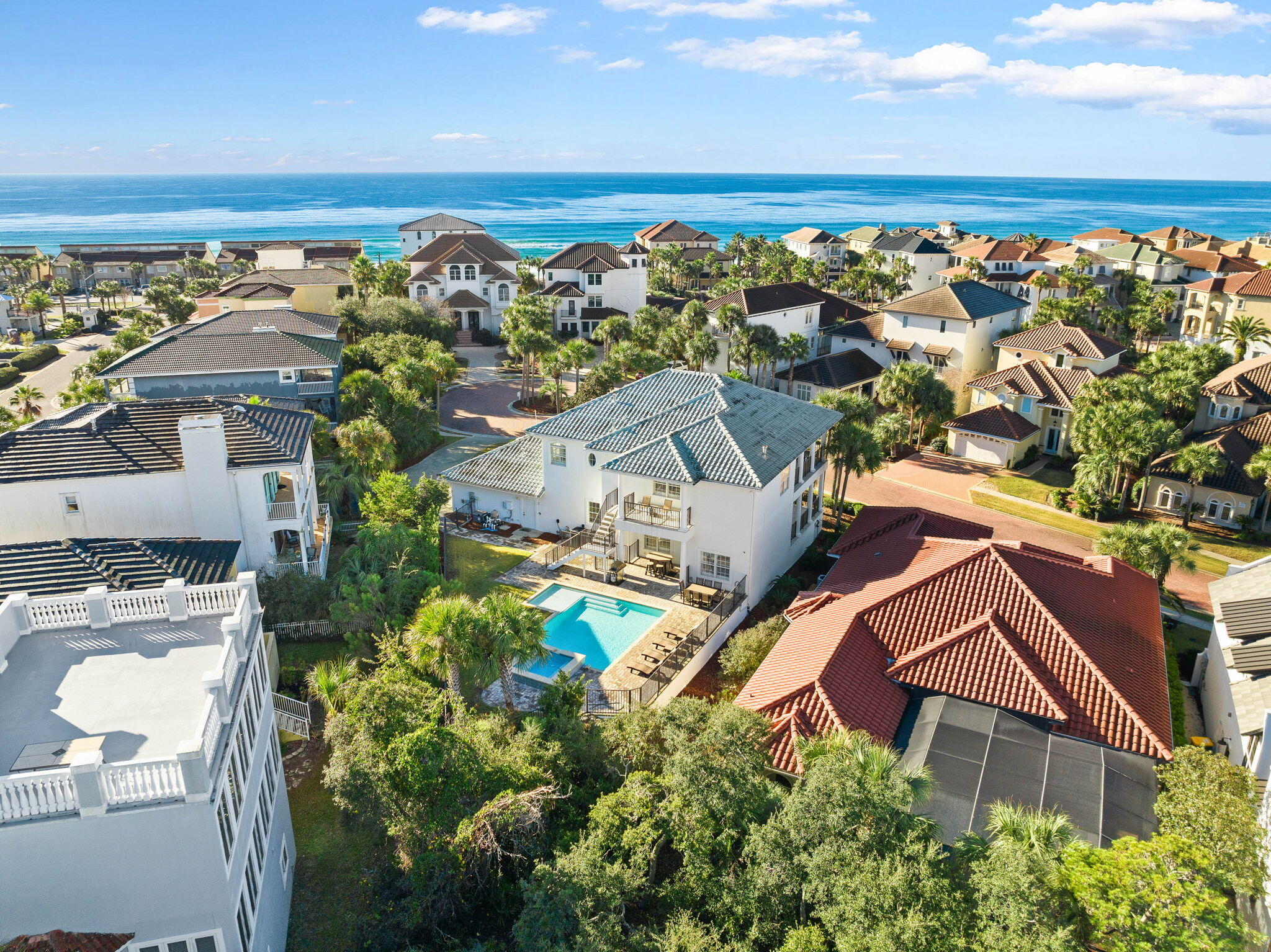 9 St Barts Bay Destin, FL 32541 - Photo 5 of 33 an aerial view of a house with a yard