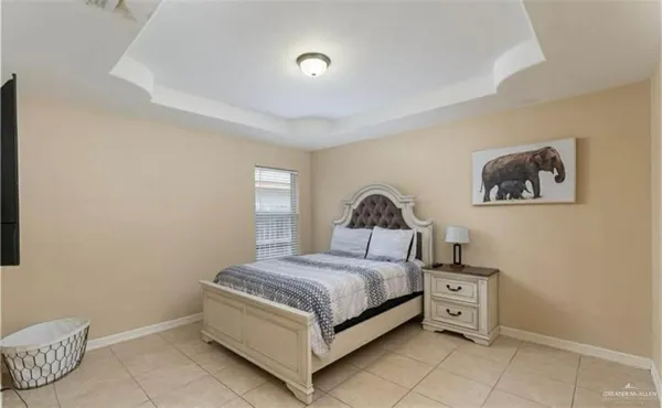 a room with a bed and a window