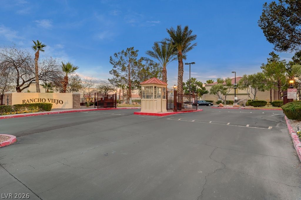 7885 West Flamingo Road, Unit 1079 Las Vegas, NV 89147 - Photo 33 of 35 This community entrance provides secure and private access for residents.