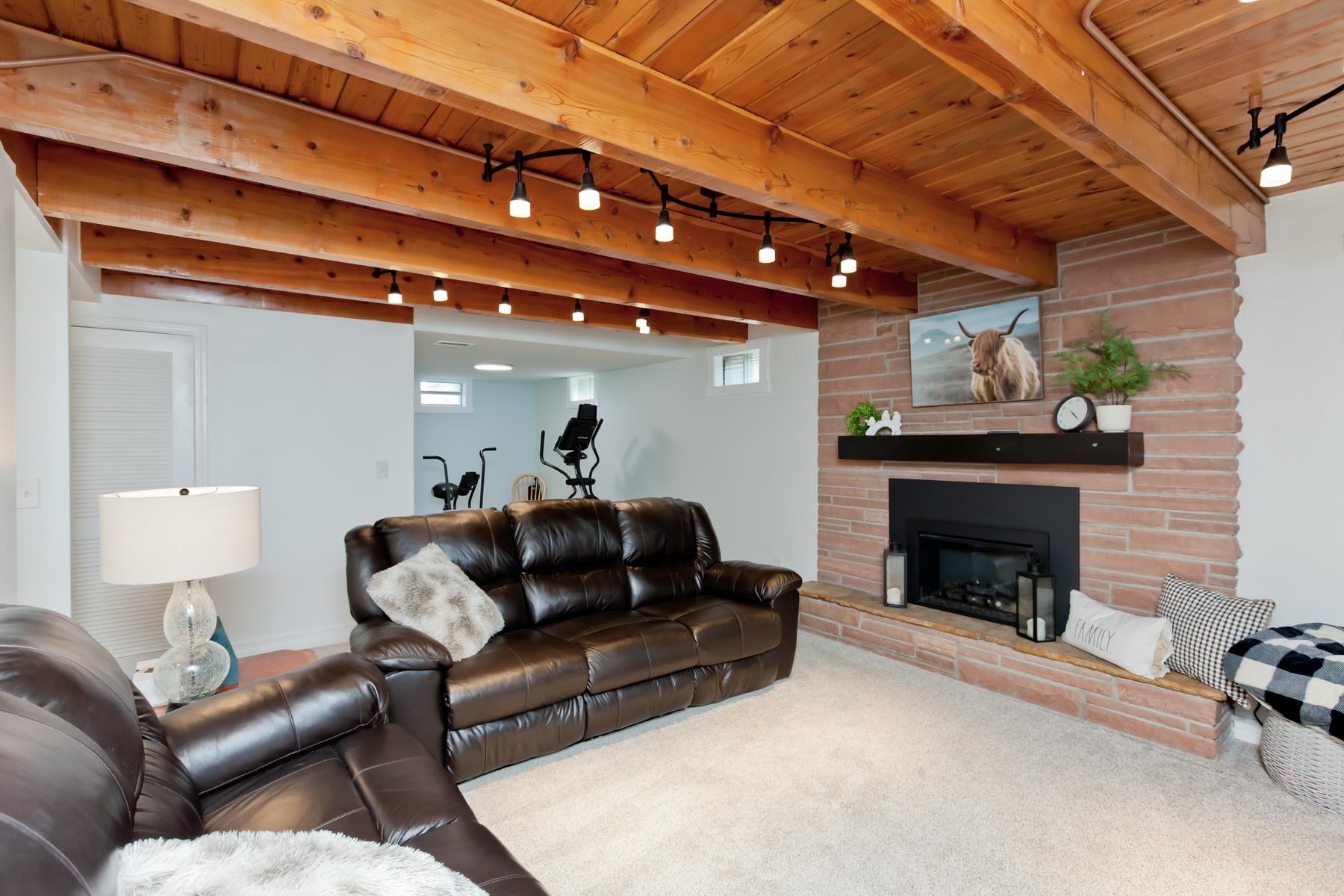 2520 G G 3/8 Road Grand Junction, CO 81505 - Photo 27 of 39 a living room with furniture and a fireplace