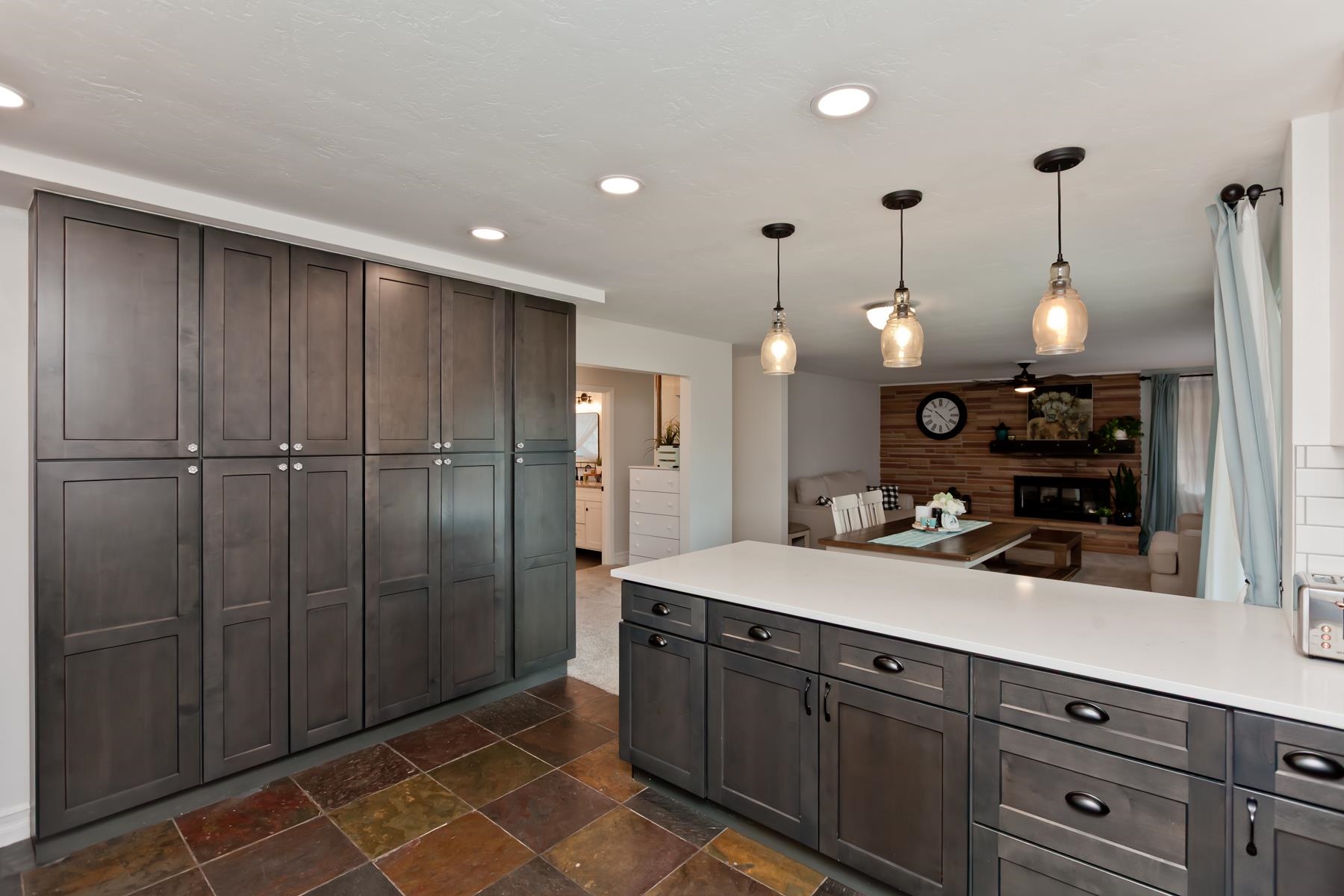 2520 G G 3/8 Road Grand Junction, CO 81505 - Photo 9 of 39 a bathroom with a double vanity sink a mirror and shower