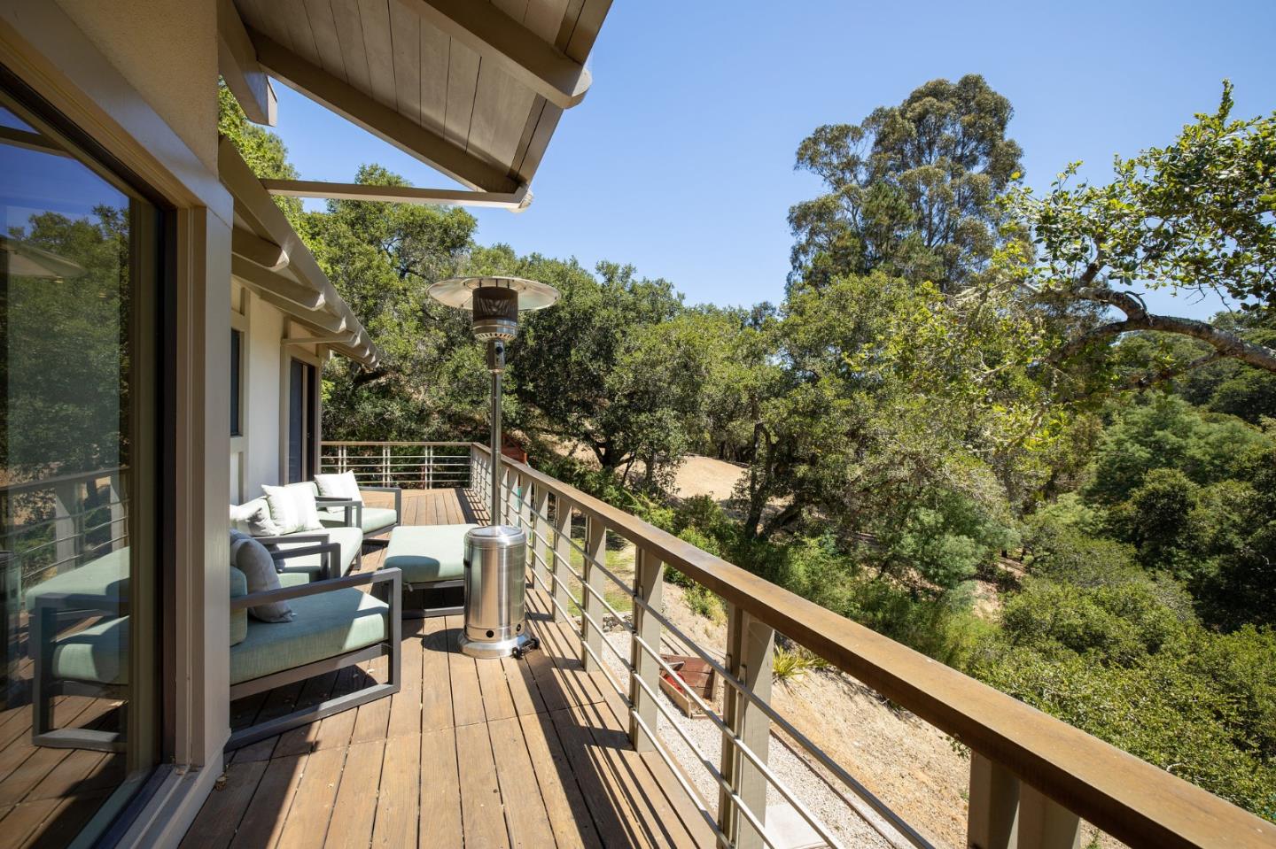 1275 La Canada Road Hillsborough, CA 94010 - Photo 54 of 85 a view of balcony with furniture