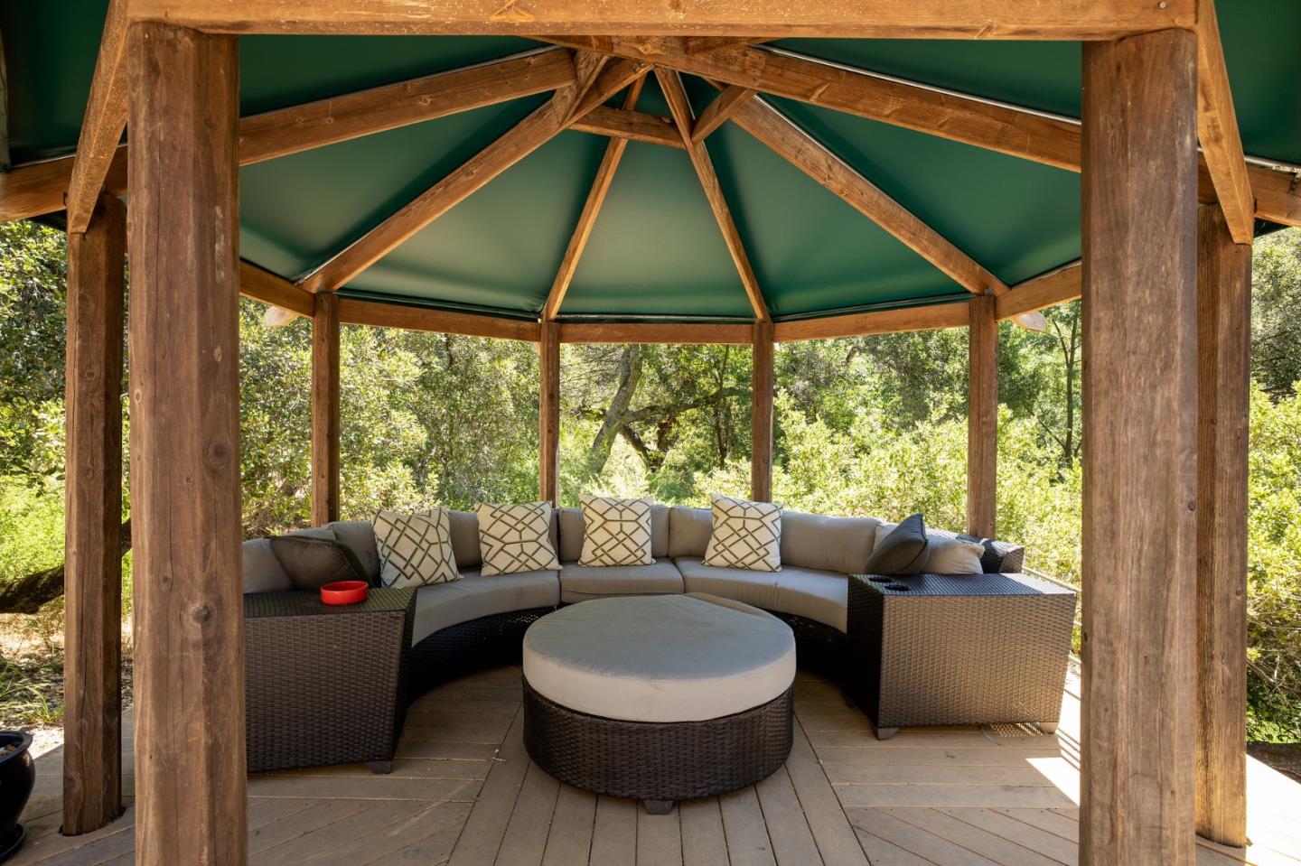 1275 La Canada Road Hillsborough, CA 94010 - Photo 63 of 85 a living room with a couch and a table
